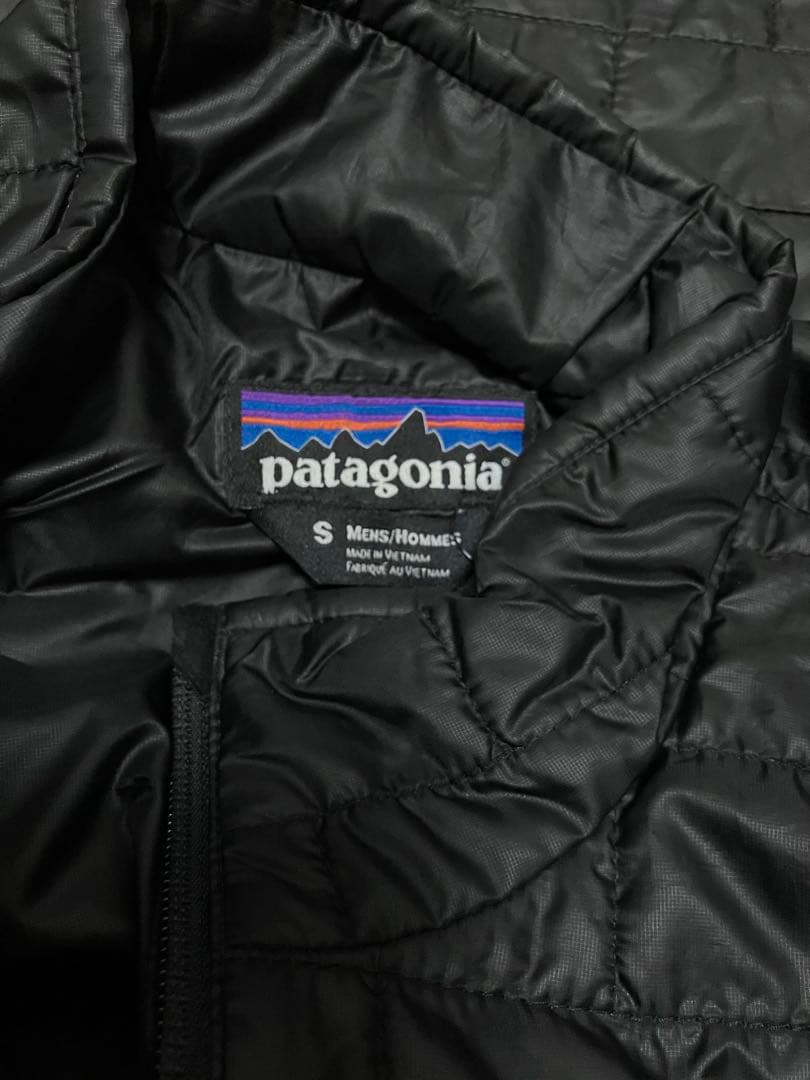 patagoniaパタゴニアのナノ・パフ・ベスト　Sサイズ　ブラック　送料無料