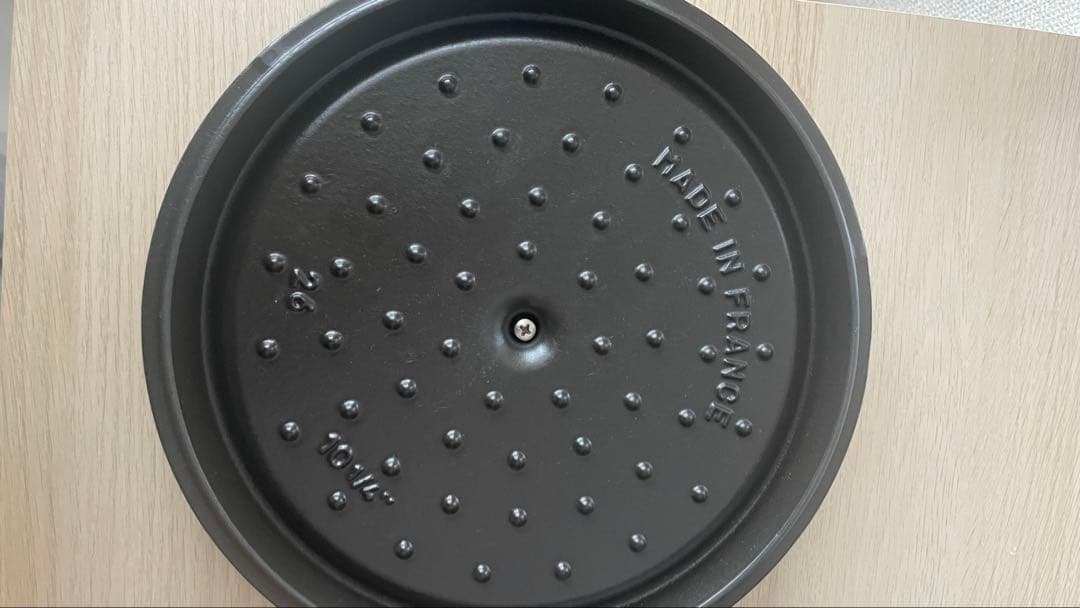 26cm STAUB LA COCOTTE 両手鍋 ストウブ 黒・真鍮