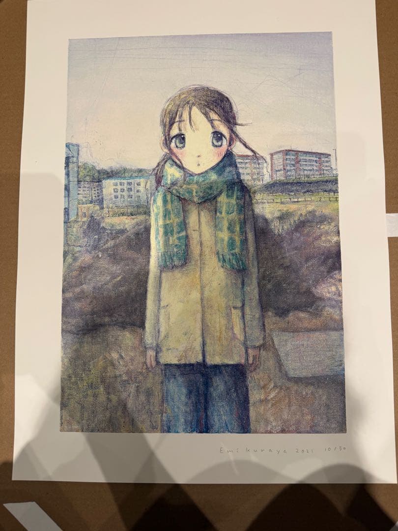 くらやえみ Changing Sceneries, 2021 版画 サイン入り