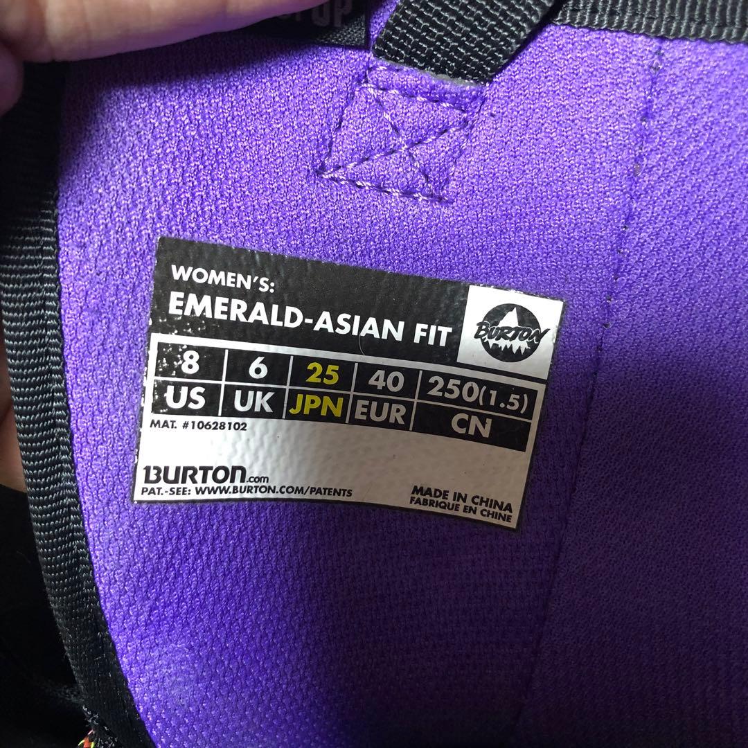 BURTON ブーツ エメラルド BURTON 25cm スノーボード ブーツ