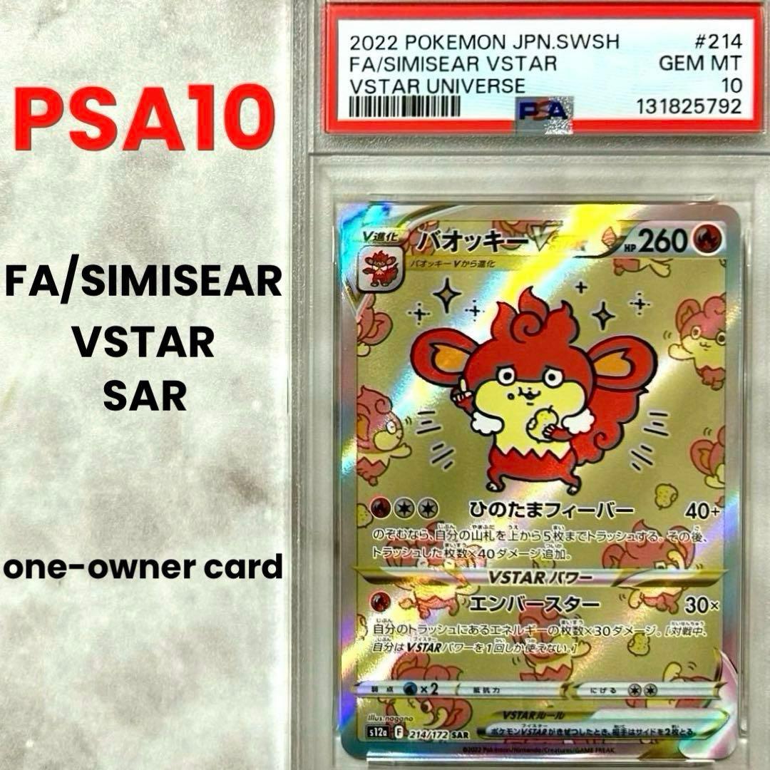 PSA10 バオッキーVSTAR SAR s12a 214 VSTARユニバース