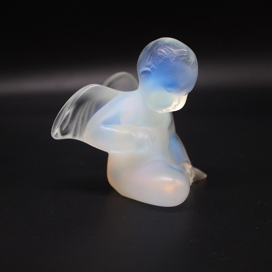 Lalique　ラリック　天使の置物　オパルセント フィギュリン