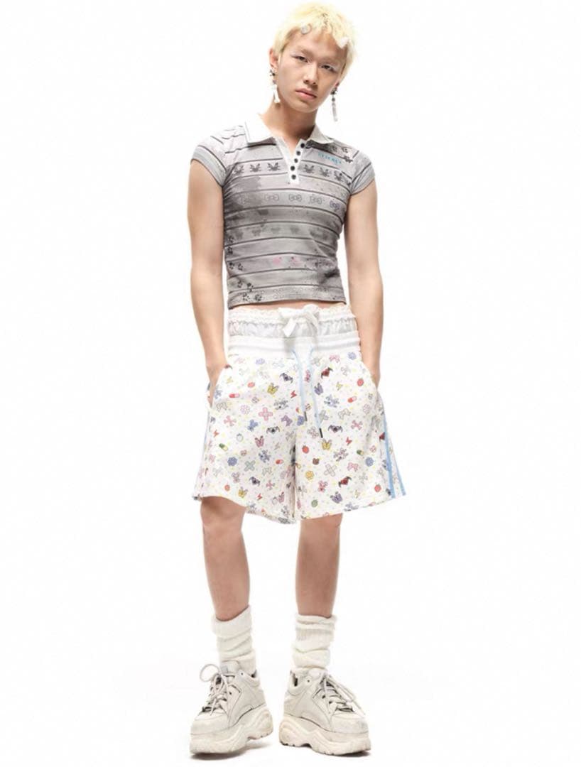 CFIERCE カラフル動物柄ショートパンツ