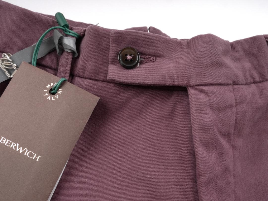 BERWICH◆Made In Italy◆48◆秋冬 スリム コットン パンツ
