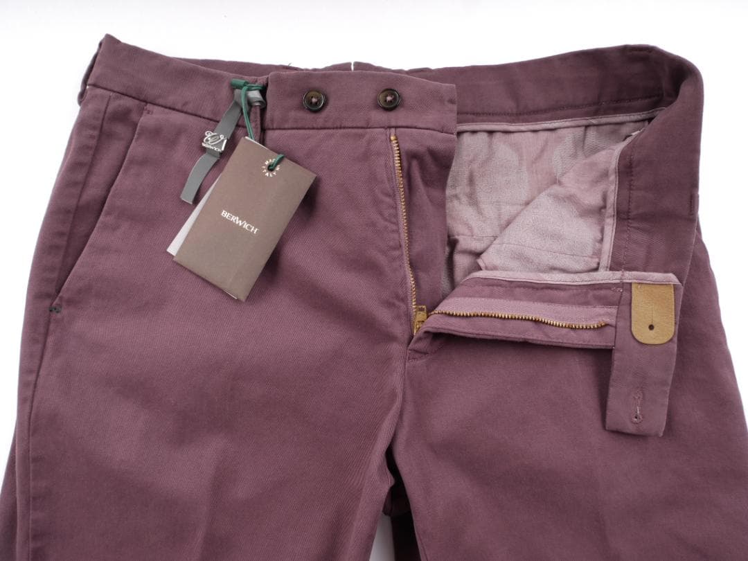 BERWICH◆Made In Italy◆48◆秋冬 スリム コットン パンツ