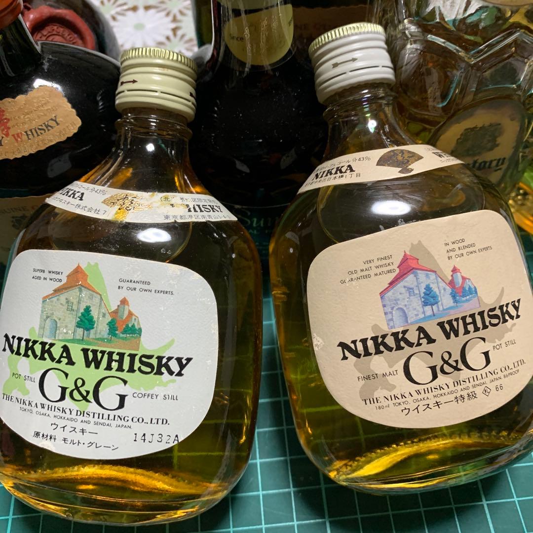 非常に希少な サントリー ニッカ G&G ウイスキー EXPO'70 8本セット