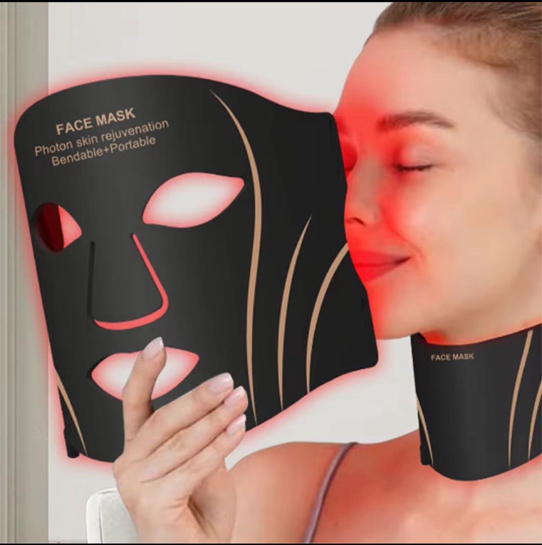 7in1 LED光トリートメント　フェイスマスク＆ネックパーツセット