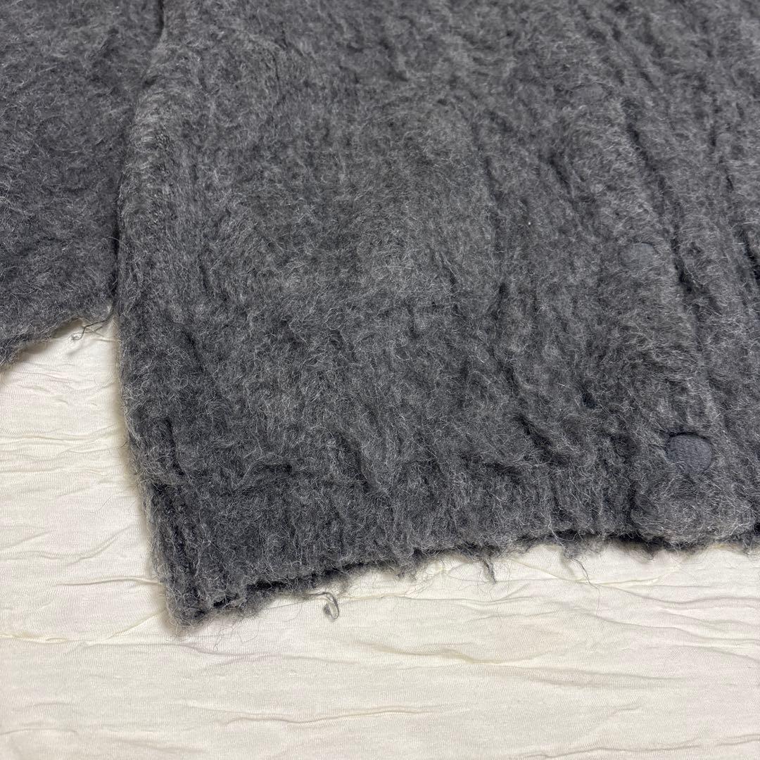 Darich グレー 長袖カーディガン　フラッフィーオーバープルオーバー
