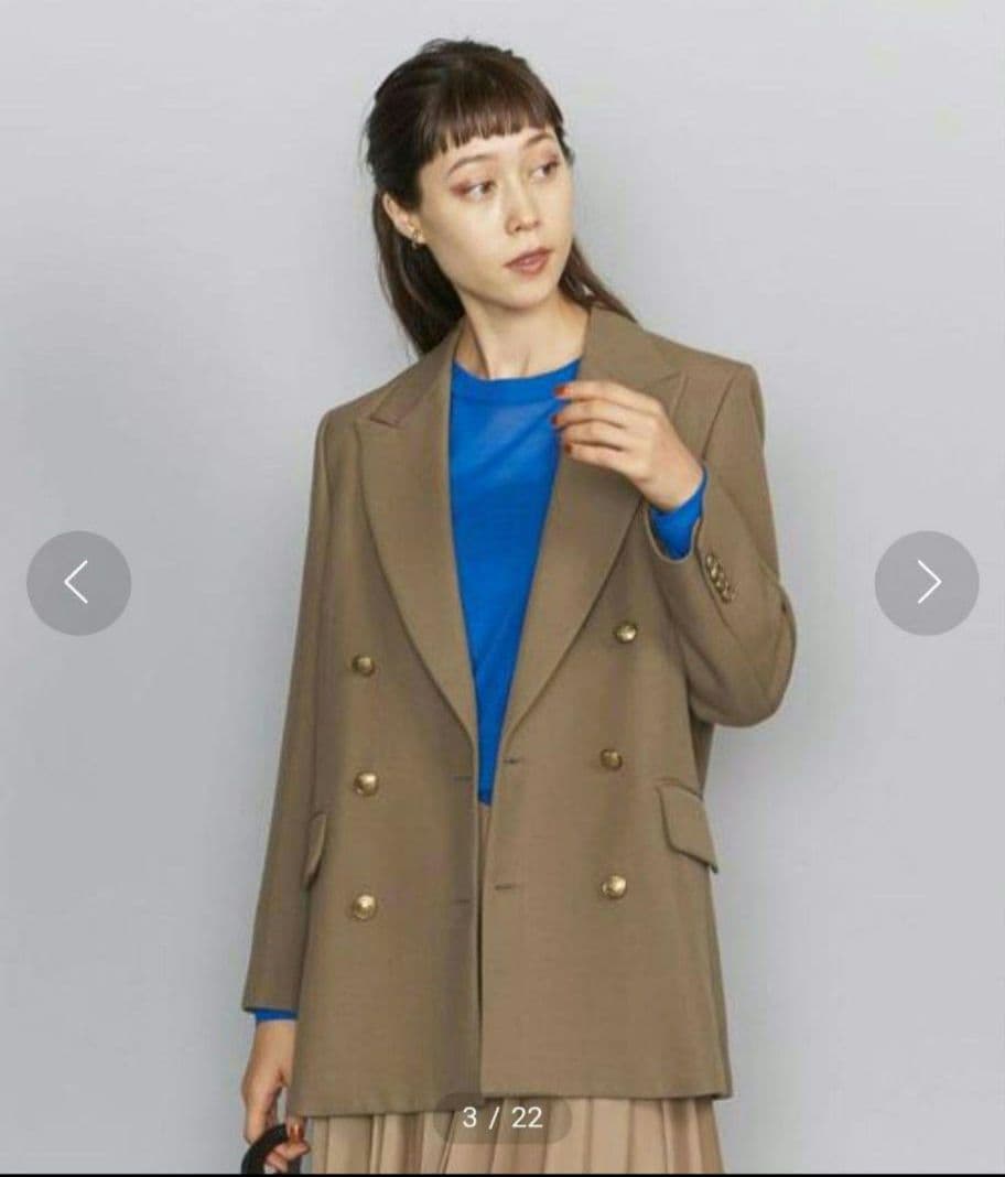 超人気◎美品★ユナイテッドアローズ　6B ダブルジャケット 3.5万　36