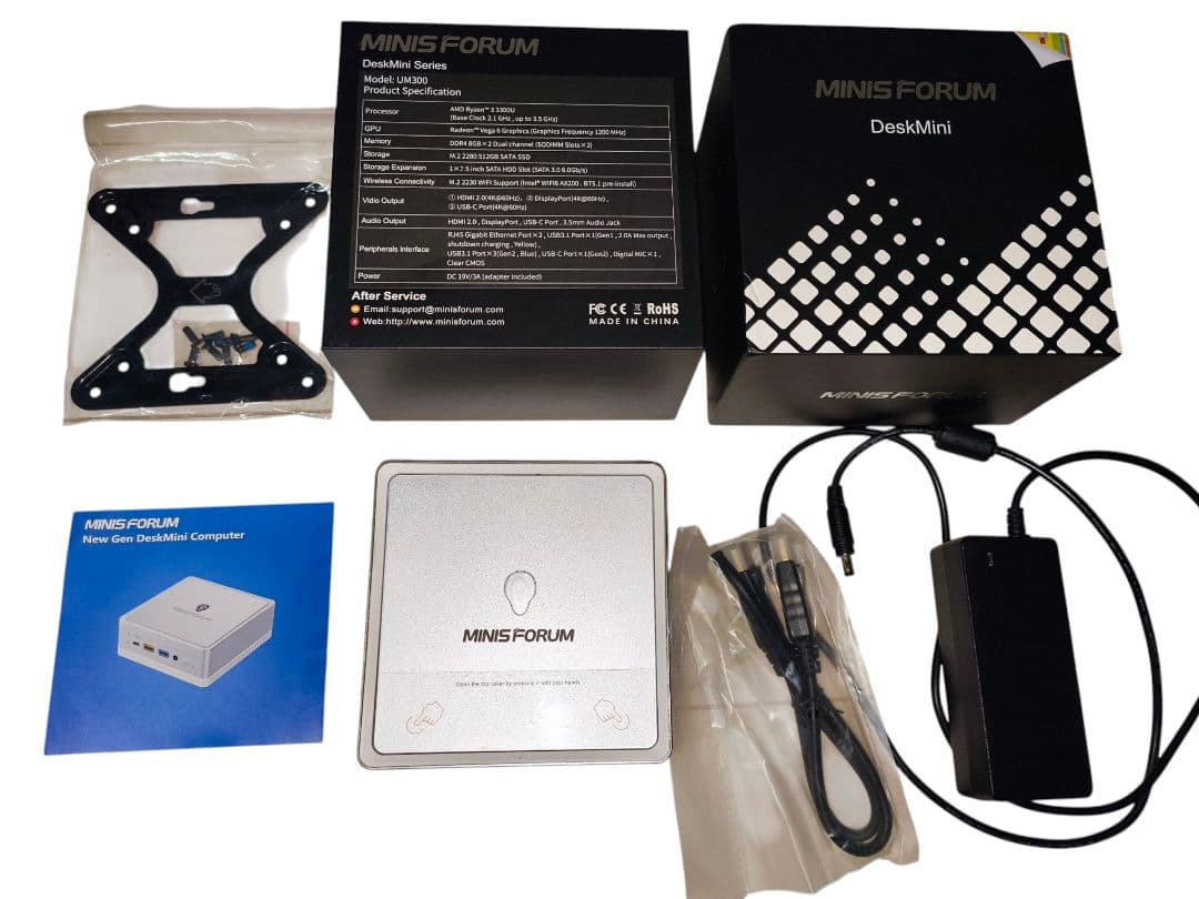 MINISFORUM ミニPC USB-C HDMI