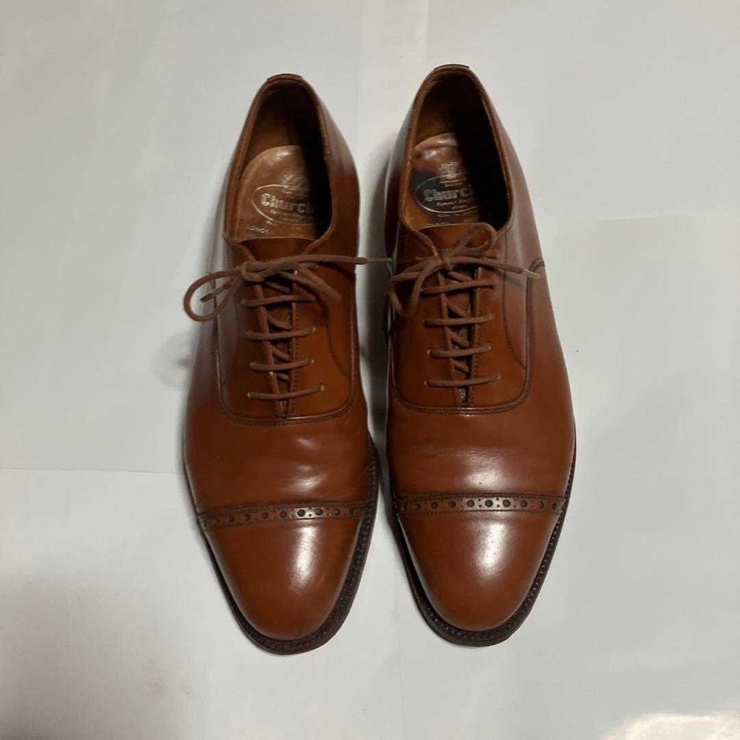 Church's ブラウン ドレスシューズ カスタムグレード