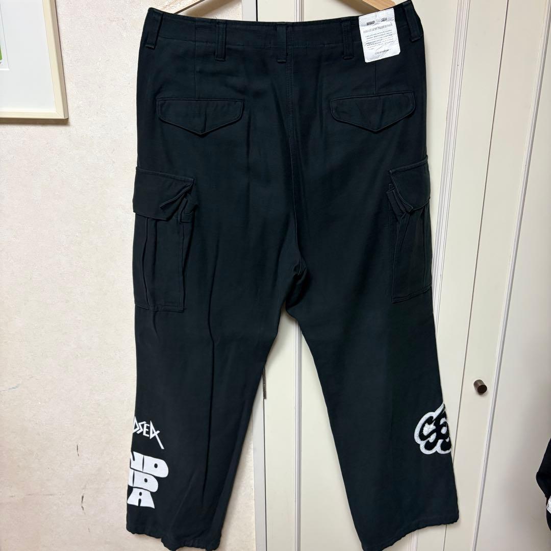 WIND AND SEA カーゴパンツ ブラック