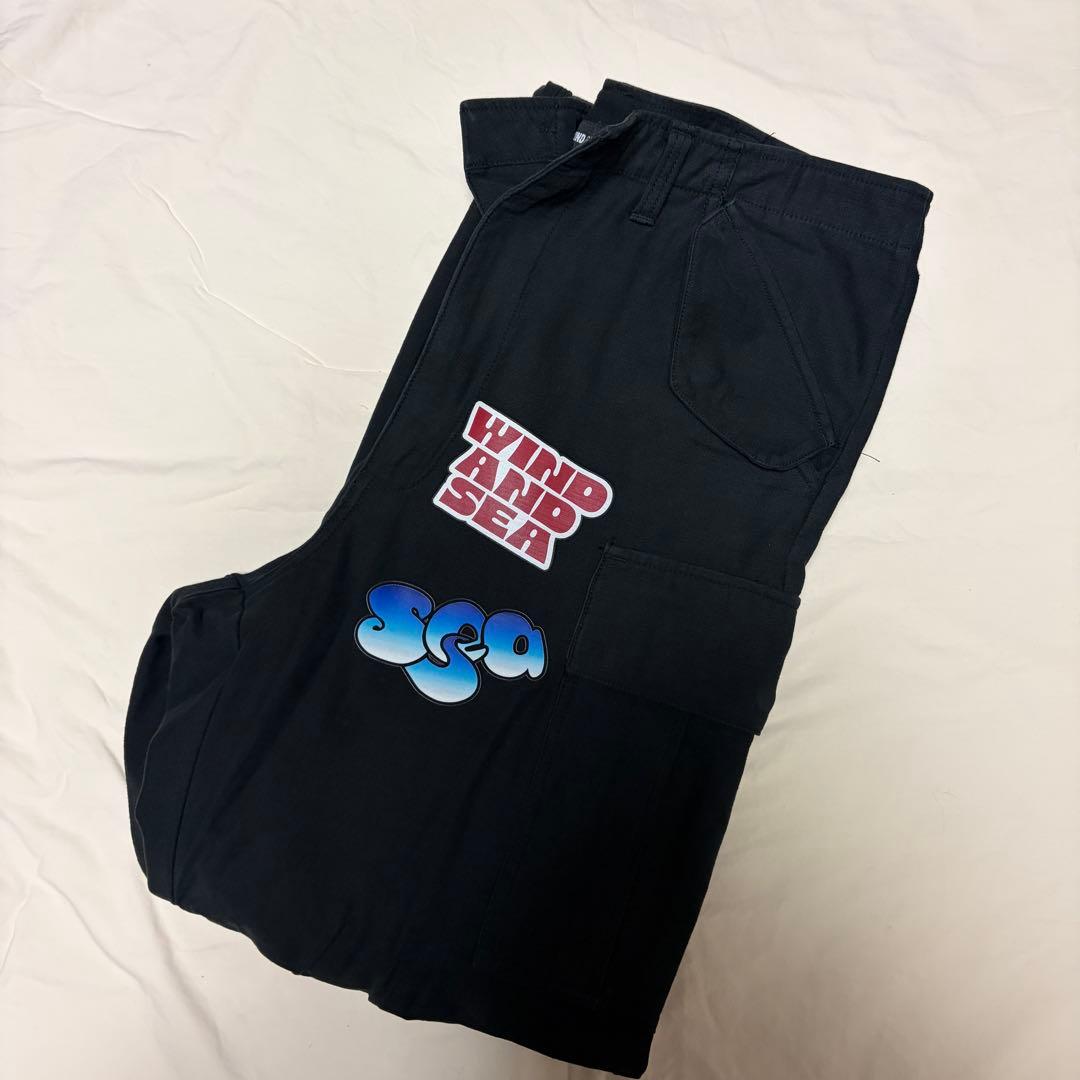 WIND AND SEA カーゴパンツ ブラック