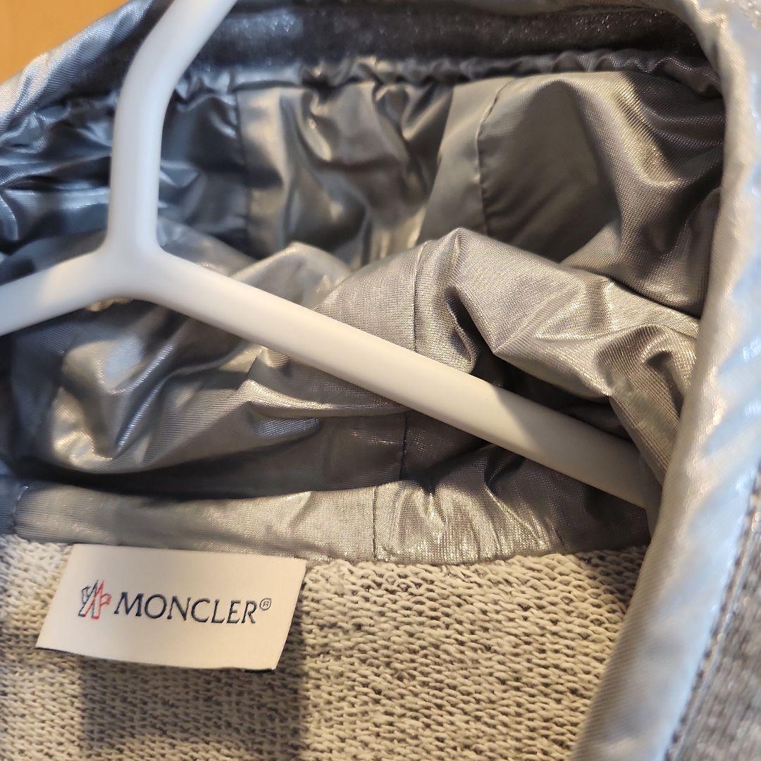 【gucci】MONCLER モンクレール⭐ラメグレーパーカーM