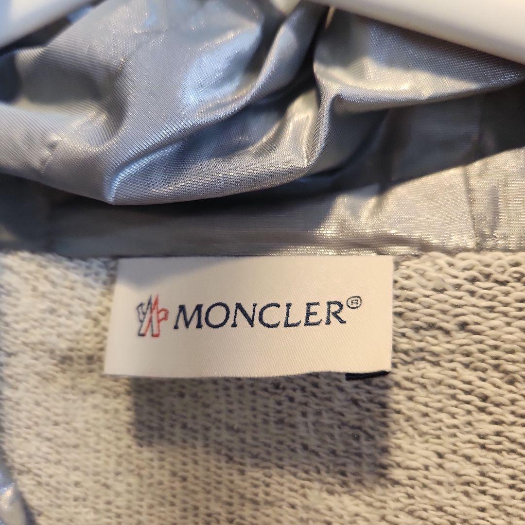 【gucci】MONCLER モンクレール⭐ラメグレーパーカーM