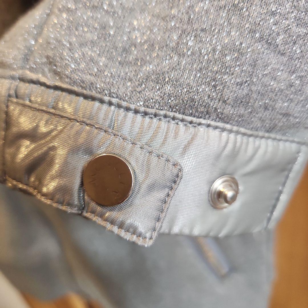 【gucci】MONCLER モンクレール⭐ラメグレーパーカーM