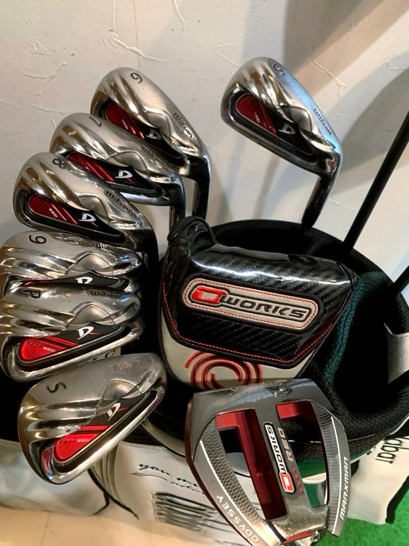 豪華　良品　ウィルソン　ゴルフクラブ フルセット　バッグ／アダバット