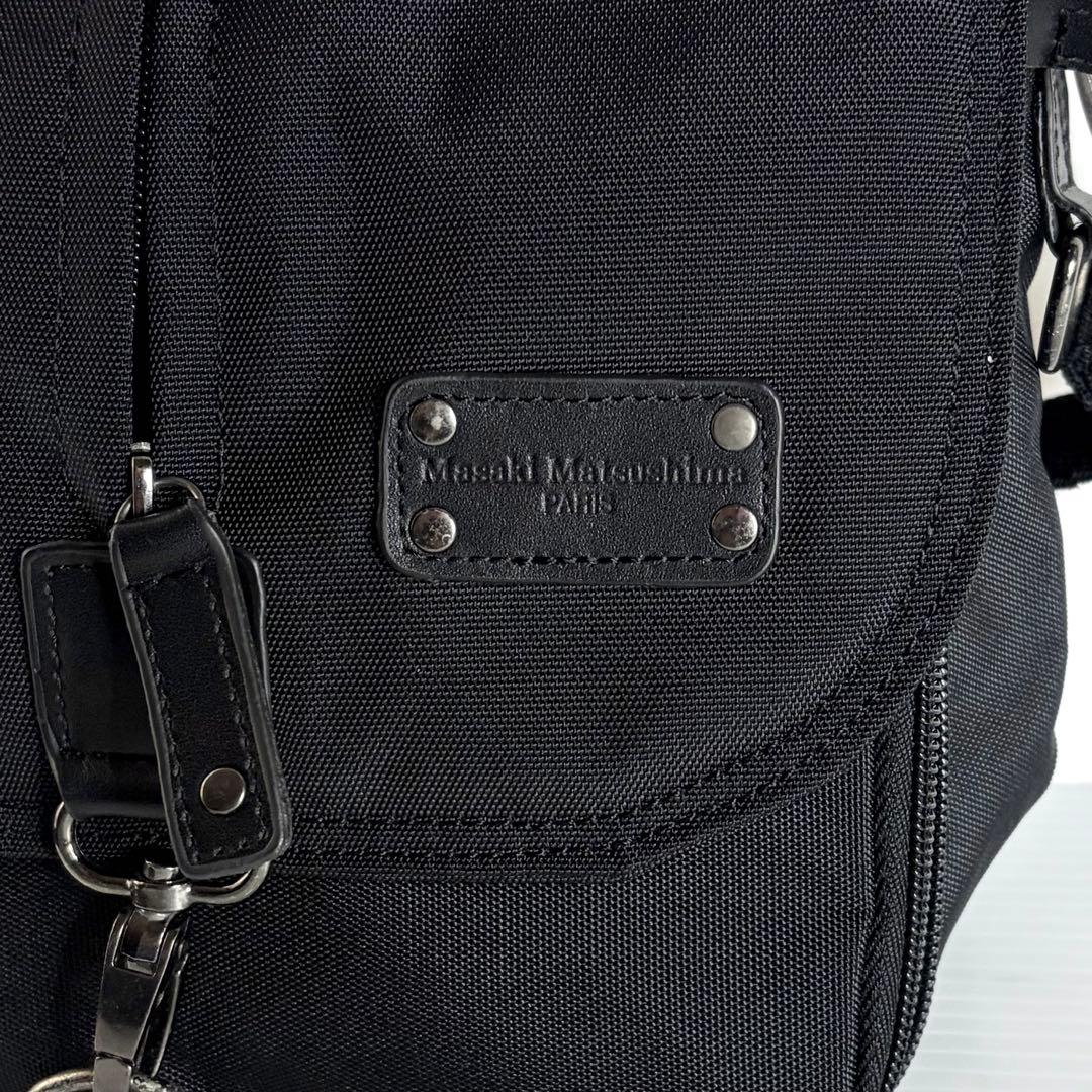 Masaki Matsushima ショルダーバッグ ブラック 黒 拡張可