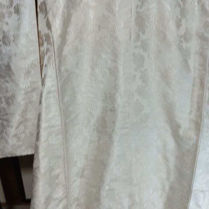 白無垢 菊と扇子柄に唐織 5