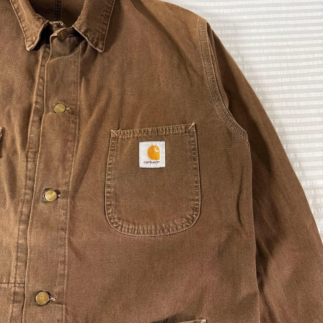 希少レア　裏地無し　カーハート　チョアコート　カバーオール　USA製