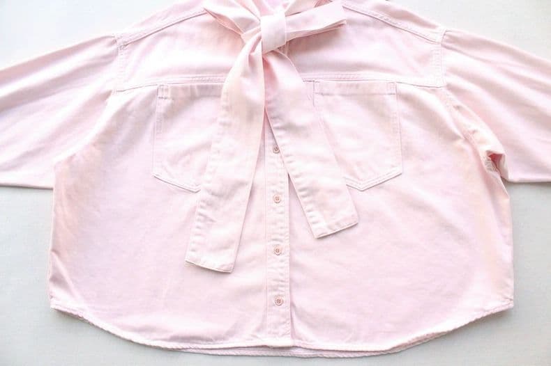 【Whim Gazette】デニムボウタイシャツ