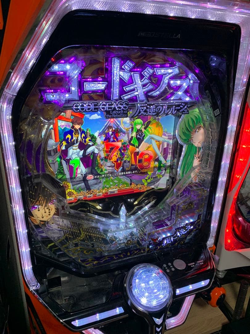 【引き取り限定】パチンコ実機循環式　コードギアス319 ダンベル319セル版
