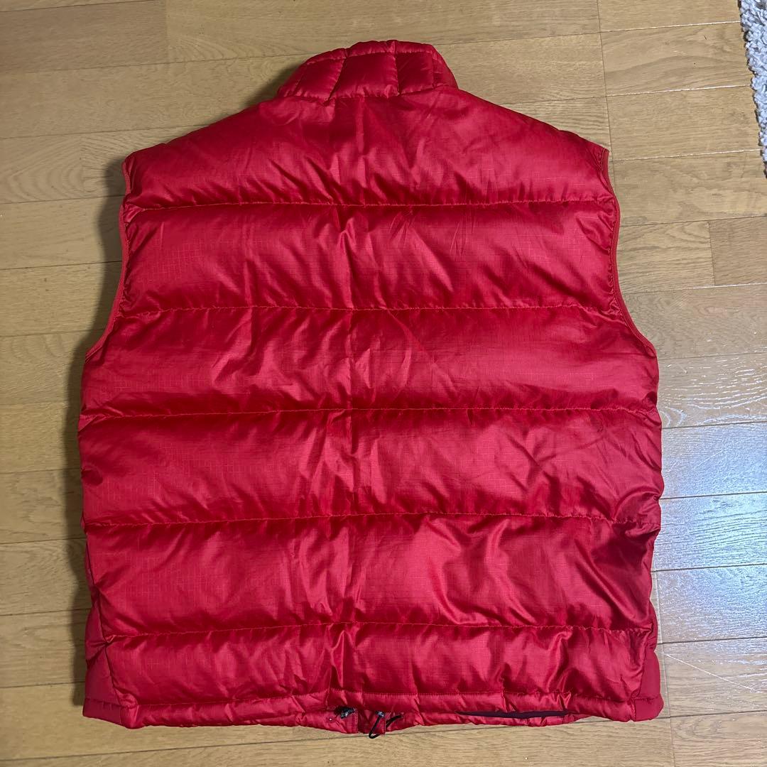 パタゴニア メンズ L レッド ダウンベスト