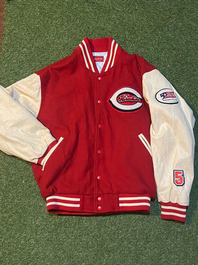 な*き様 広島東洋カープ　プロコレ スタジャン　ジャケット　支給　実使用