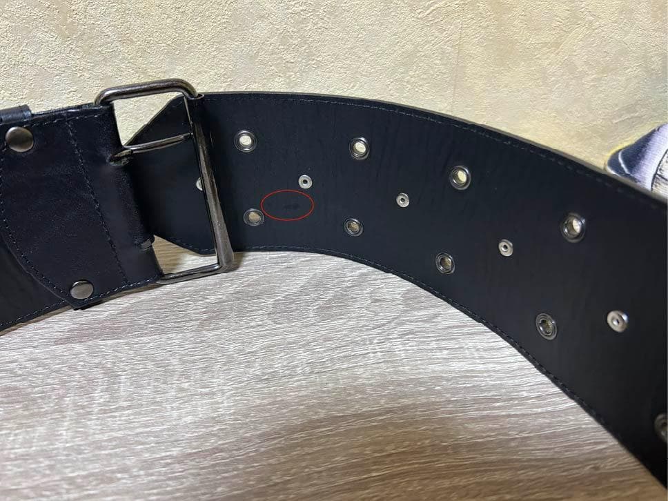 alice auaa アリスアウアア　レア　ベルト（幅約8㎝）ゴシック