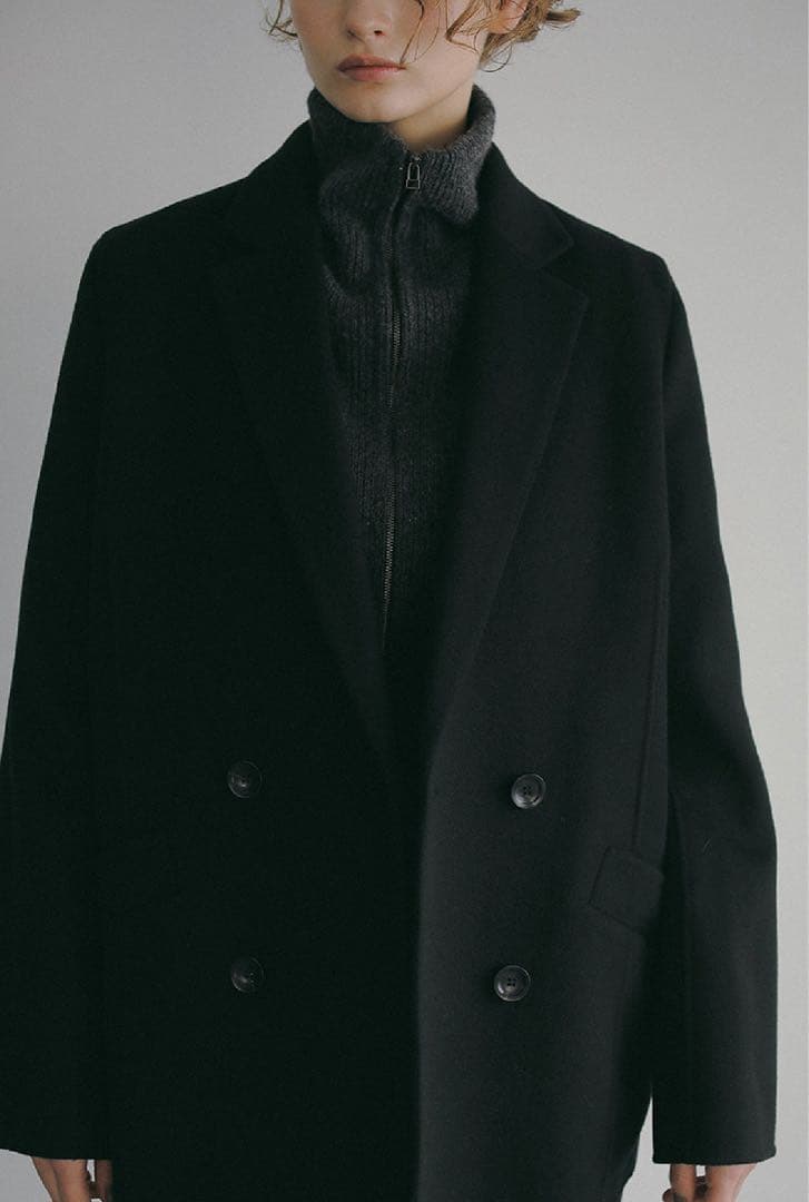 HER. カシミヤブレンドオーバージャケット