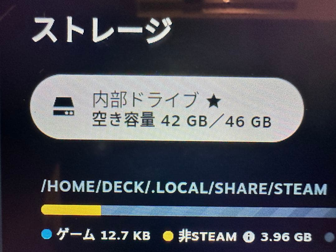Steam Deck 64GB LCD+保護ケース2種+microSD512