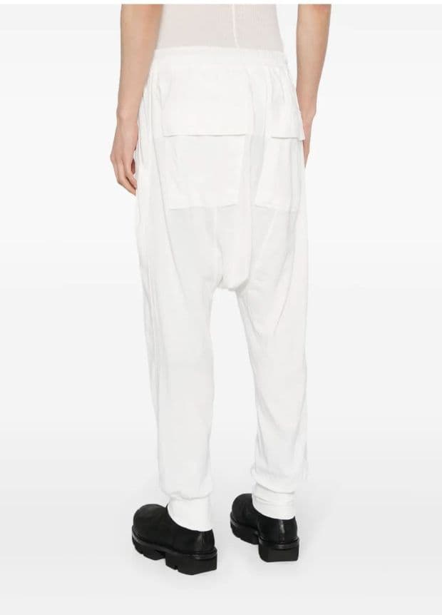 Rick Owens DRKSHDW プリズナー パンツ白サルエル　リック