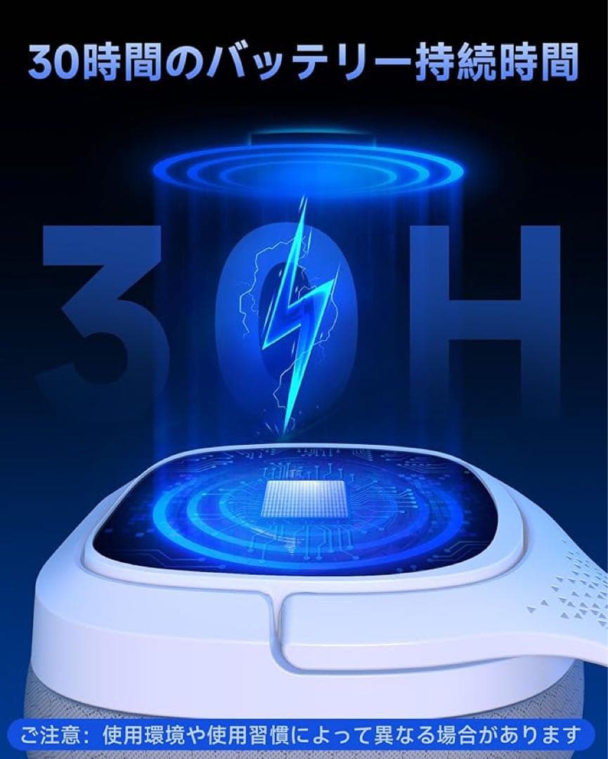 ゲーミングヘッドセット 2.4GHzホワイト　ワイヤレス接続、ゲームヘッドホン