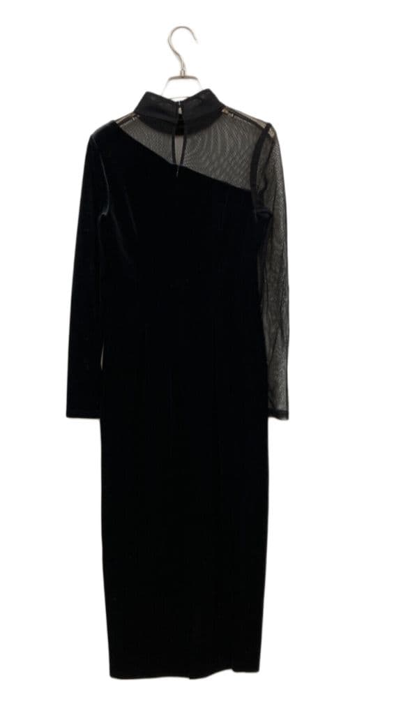 美品　アニュアンス　シアーコンビタイトワンピース