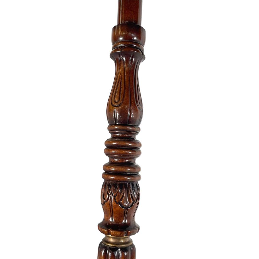 HR595 コートハンガー　高級マホガニー木製 無 垢材 コートスタンド