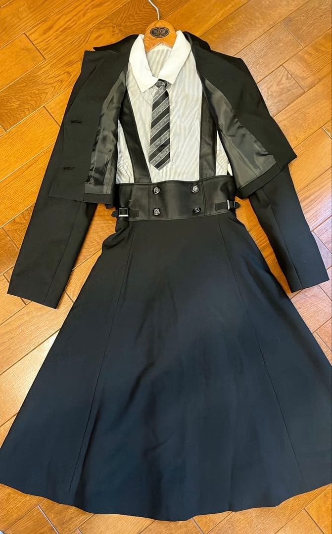 【美品】ELLE EN NOIR 160 卒業式　卒服　女子フォーマル4点セット
