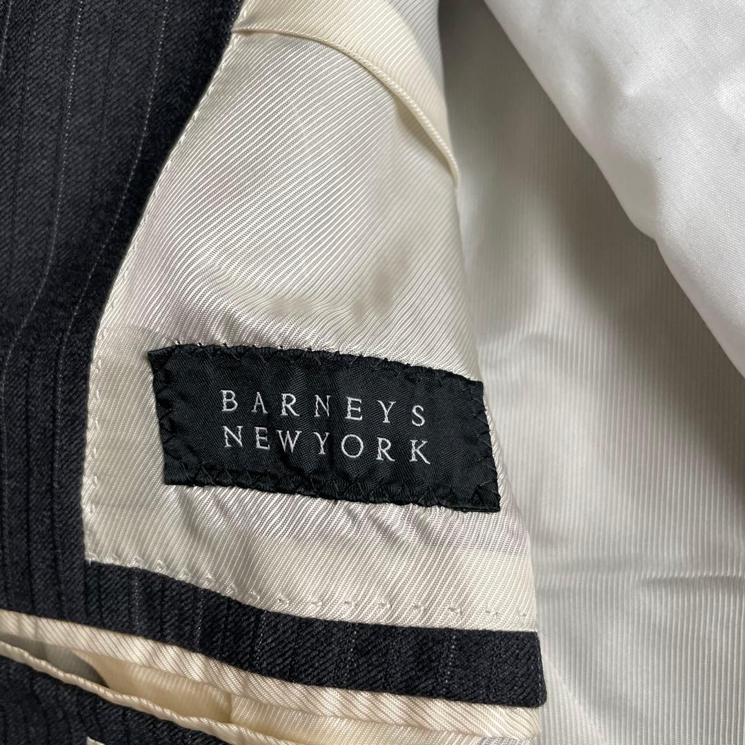 バーニーズニューヨーク ロロピアーナ スーツ グレー ストライプ L相当