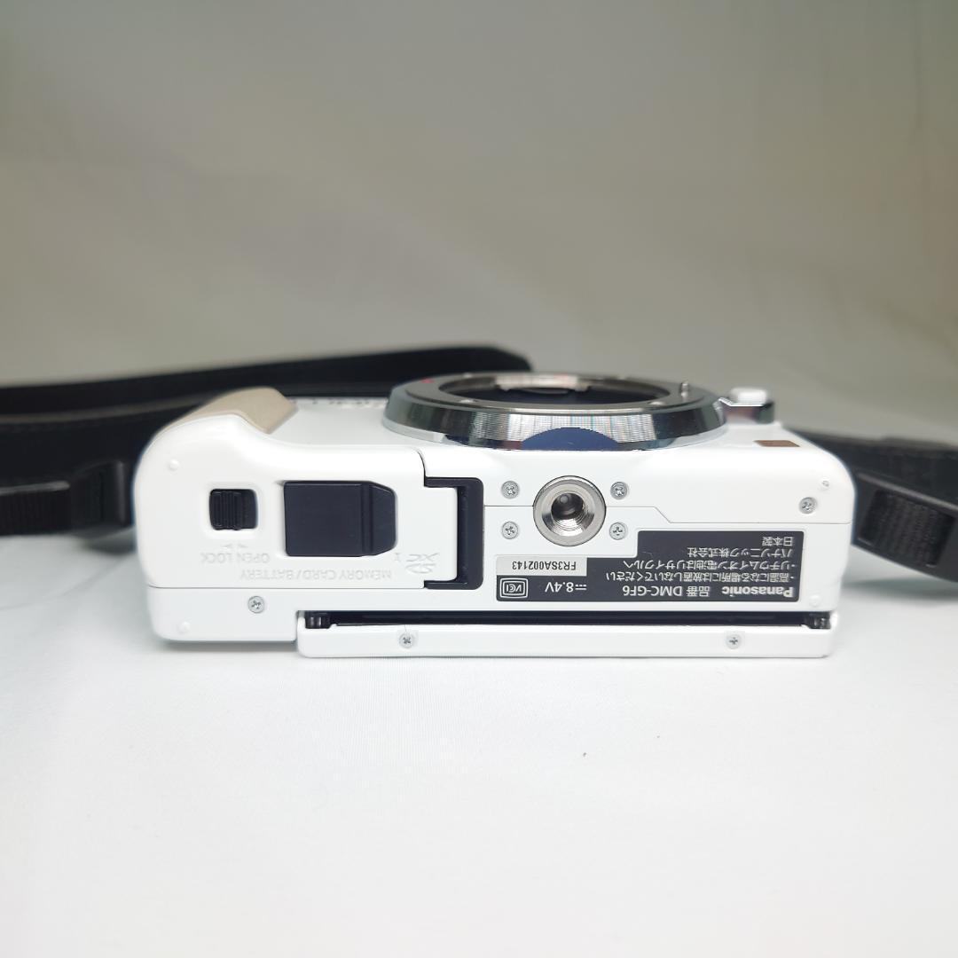 パナソニック LUMIX DMC-GF6 ホワイト 一眼レフカメラ 動作確認済み