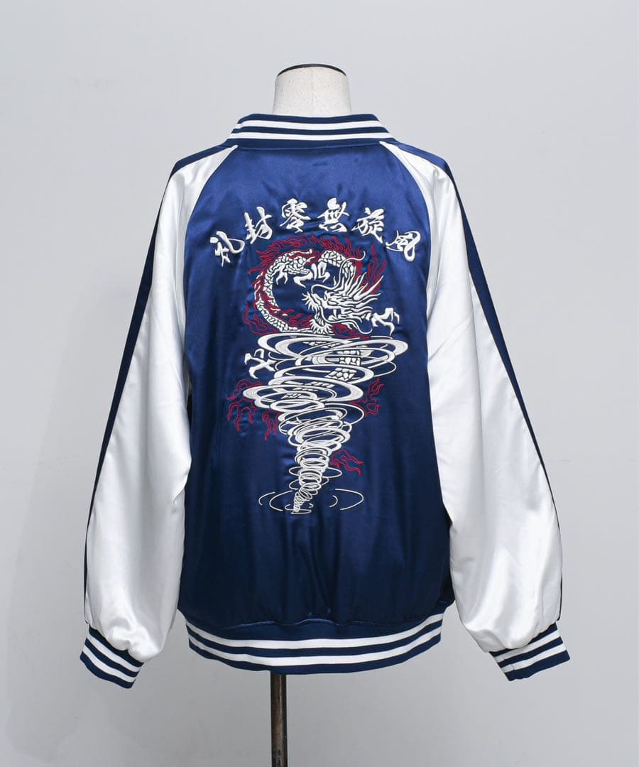 【きゅー】REFLEM×DustDevilスカジャン