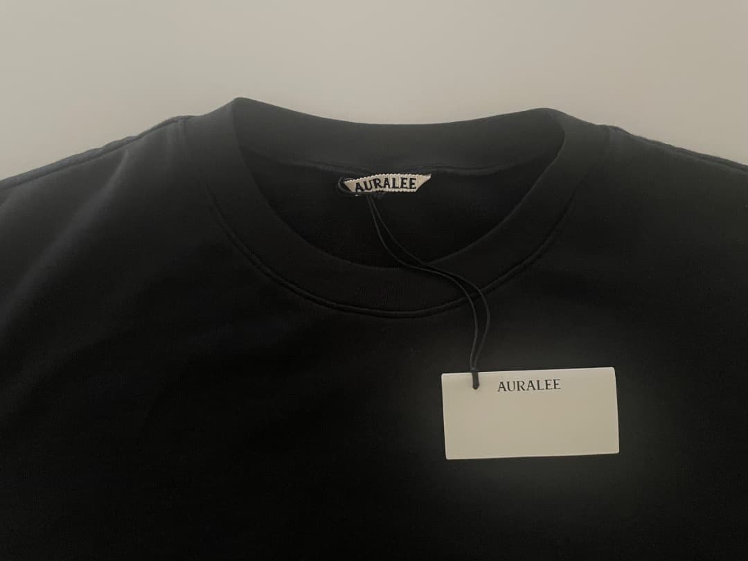 【未使用に近い】オーラリーSUPER HIGH GAUGE SWEAT P/O