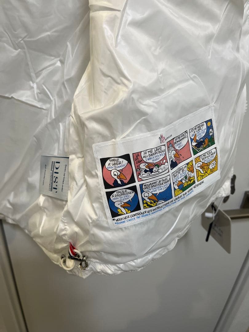 モンクレール　ダウンベスト　メンズ　ホワイト　Lサイズ　一点限り　MONCLER