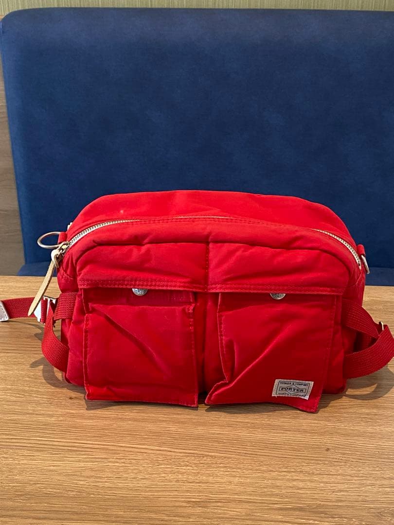 ポーター× haco! for PBP ウエストバッグ コラボ限定レッド
