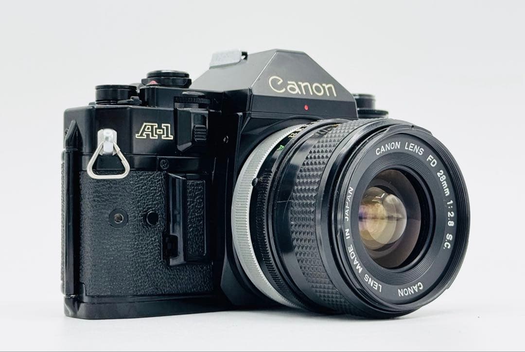 【整備済み・完動品】Canon A-1 + FD 28mm f2.8 S.C.