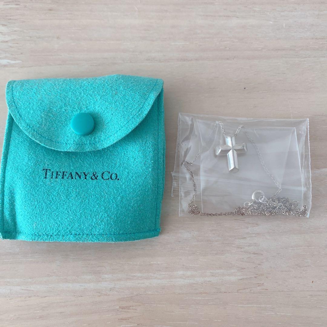 た*け様 ティファニー　テンダネスハートクロスネックレス　シルバー