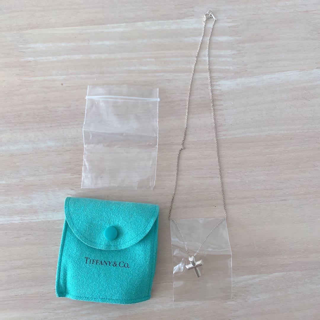 た*け様 ティファニー　テンダネスハートクロスネックレス　シルバー