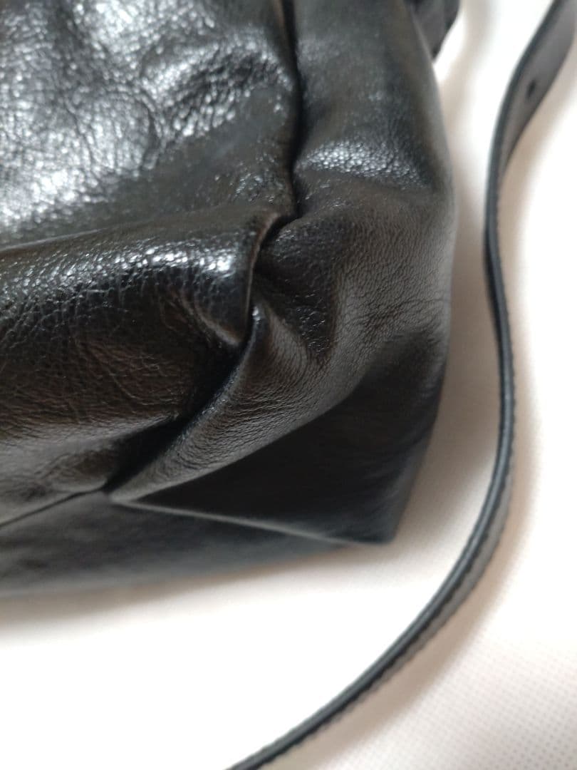 ear PAPILLONNER ボックスミニショルダーバッグ　ブラック