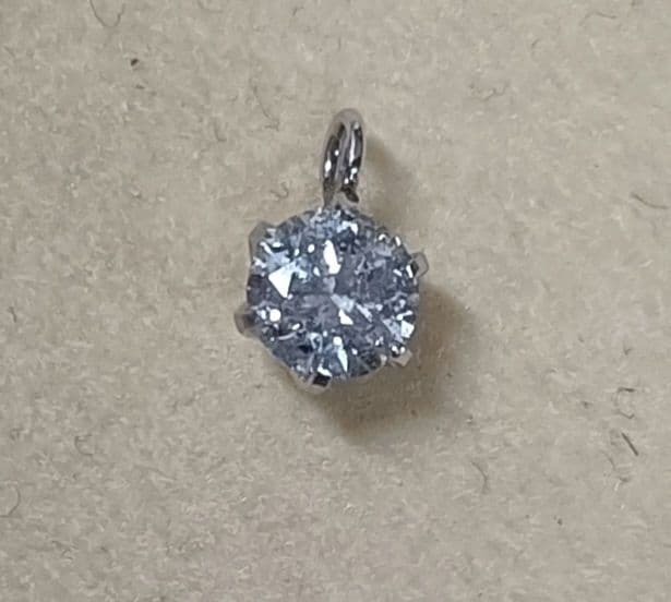 Pt900 ダイヤモンドネックレストップ　0.3ct