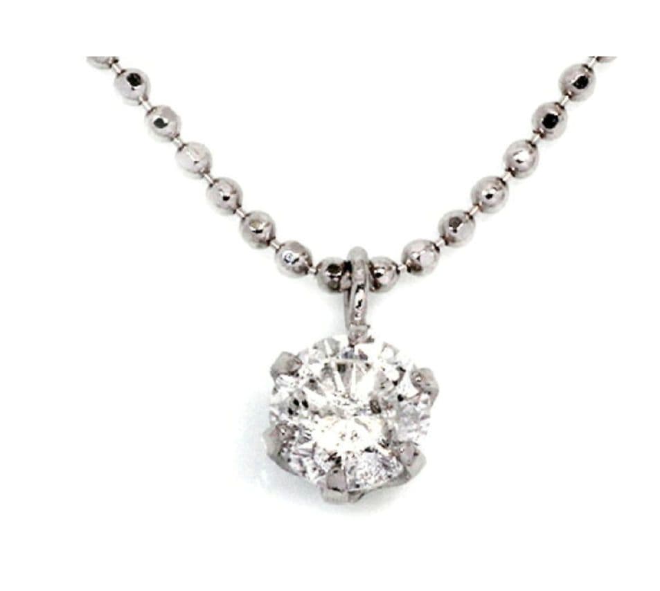 Pt900 ダイヤモンドネックレストップ　0.3ct
