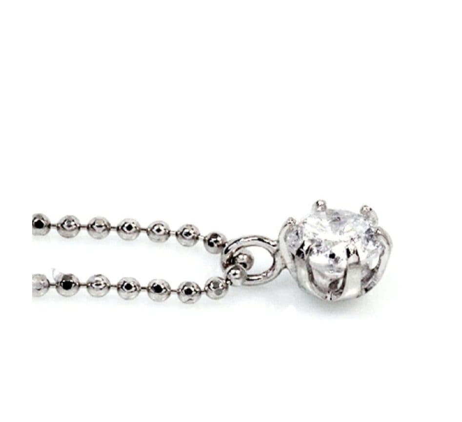 Pt900 ダイヤモンドネックレストップ　0.3ct