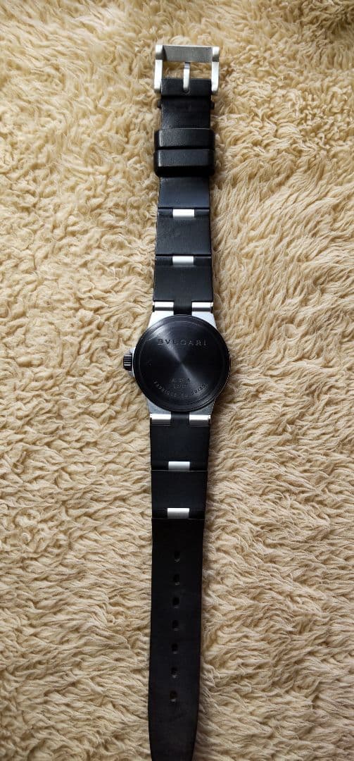 ブルガリ (BVLGARI) アルミニム シルバー文字盤 AL32TA